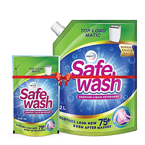 Safewash Matic Liquid Detergent Top Load 2L + 500ml Byzone World
