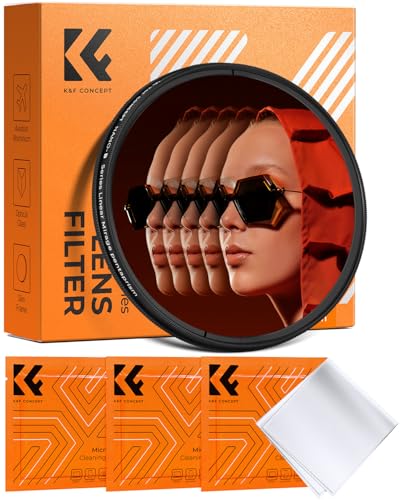 K&F CONCEPT Nano-Bacis Filtro Pentaprisma Pineare da 77mm, Filtro Prismatico ad Effetto Speciale in Vetro Ottico con 3 Panni per Pulizia
