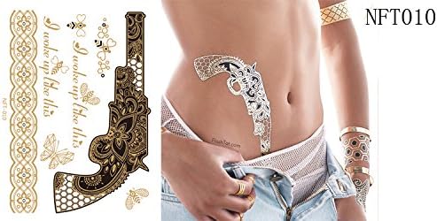 Amazon Co Jp テキサス スタイル タトゥーシール Miyahimeオリジナルセット 並行輸入品 取り付け簡単 腕 足のワンポイントのオシャレに 外国の方へのプレゼントにも人気です 日本 土産 Tatoo 入れ墨 刺青 フェイク シート ステッカー 転写 カラー モノクロ 墨