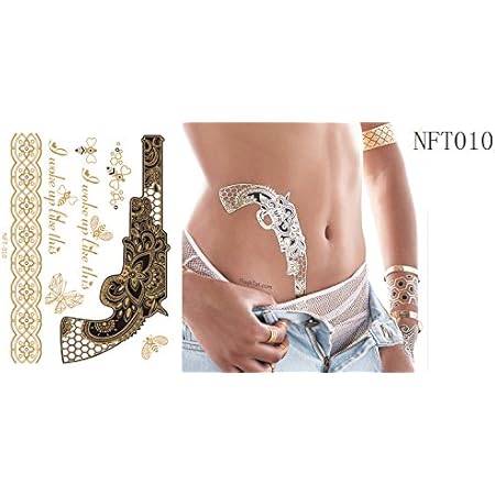 Amazon Co Jp テキサス スタイル タトゥーシール Miyahimeオリジナルセット 並行輸入品 取り付け簡単 腕 足のワンポイントの オシャレに 外国の方へのプレゼントにも人気です 日本 土産 Tatoo 入れ墨 刺青 フェイク シート ステッカー 転写 カラー モノクロ 墨