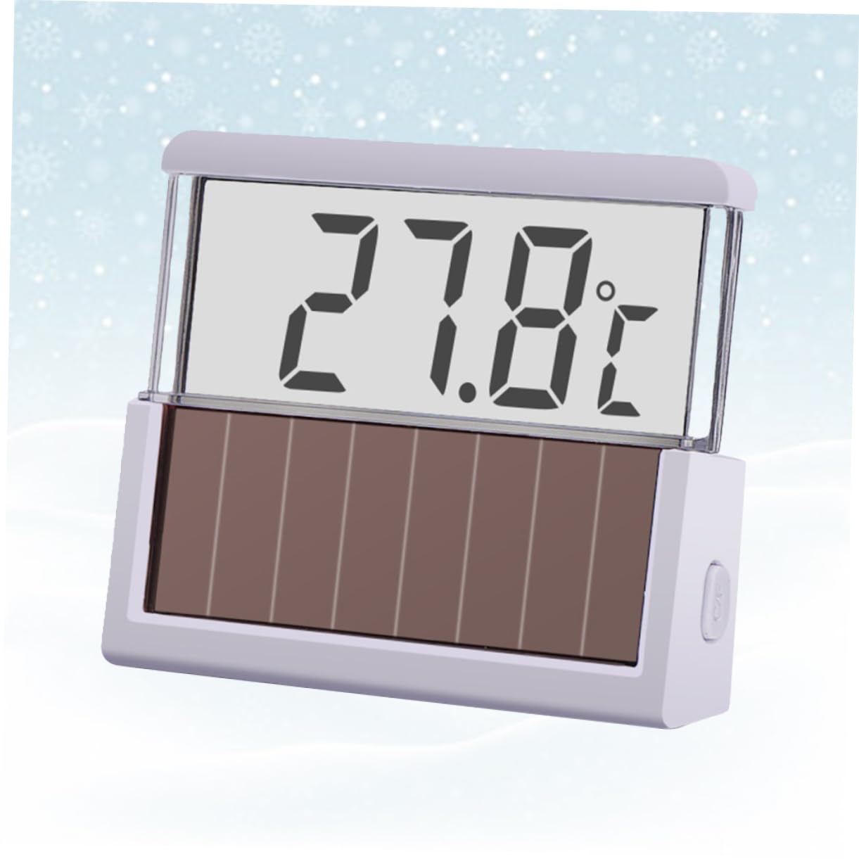 Kisangel 3St ABS-Thermometer aquarium thermometer aquarium termometro digital geführt Wassertemperaturmesser digitales Thermometer angelrolle Aquariumthermometer LED-Digitalthermometer Weiß