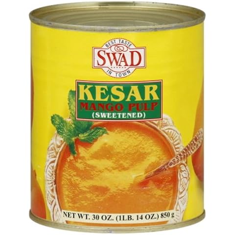 Swad Kesar Mango Pulp, 30-Ounce (Pack of 6) Cover