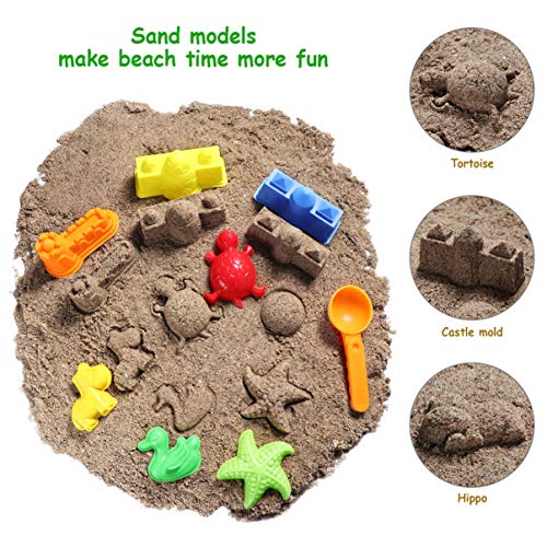 Toyvian 27PCS Verão Conjuntos de Brinquedos de Areia de Praia Brinquedos Modelo Animal Brinquedos da