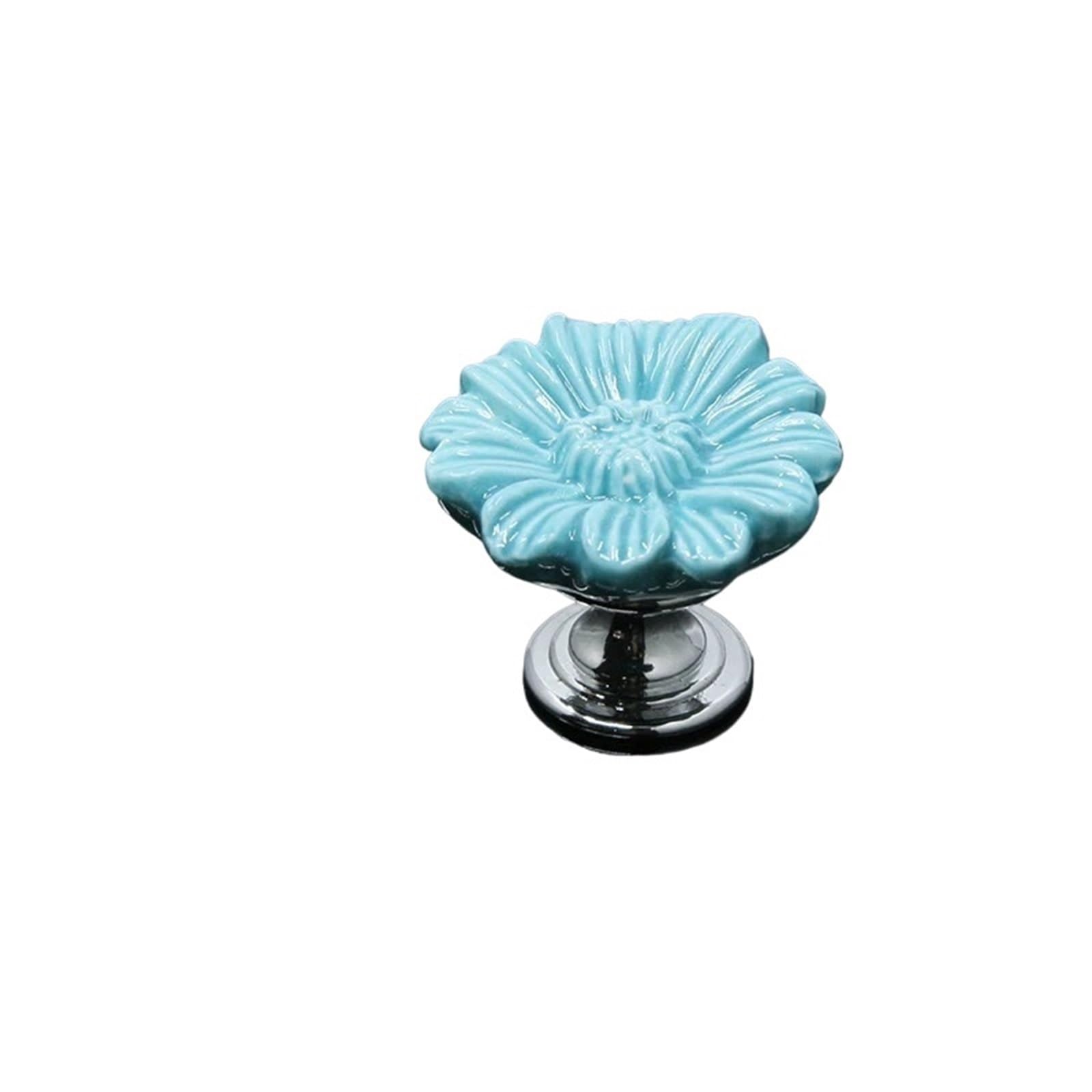 KIFSDLF Ceramic Cabinet Knob Drawer Furniture Handles Dresser Single Hole Door Pulls Wardrobe Closet Cupboard Hardware for Cupboard Wardrobes Furniture(Color2)