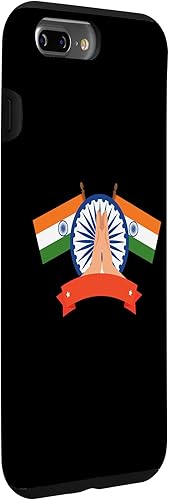 Vista 21 de Funda con ruedas indias para iPhone 15 Ashoka Chakra Indian Flag Pride India Flags