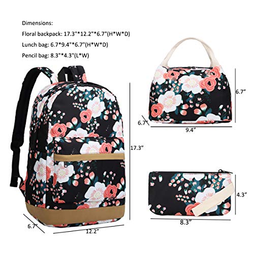 Jianya School Backpack For Teen Girls School Bags Lightweight Kids Girls School Book Bags Backpacks Sets #TOP6