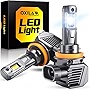 OXILAM H11 LED Headlight Bulbs, 22000LM 120W 600% Brighter Wireless H9 H8 LED Headlights, Canbus 6500K Cool White LED Bulb, Halogen Replacement Plug and Play, Pack of 2