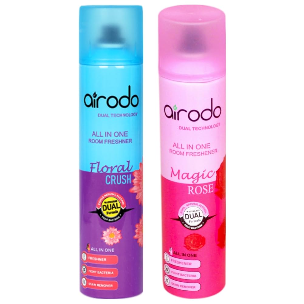 Airodo Air/Room Spray Floral Crush Magic Rose Combo Pack With Dual Technology, with long lasting Fragrance Booster Lasts Up to 30 Days (Pack of 2) (B0CCMYQ1BG) Amazon Price History, Amazon Price Tracker