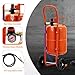 5 Gallon Sandblaster, 60-110 Psi Pressure Air Sand Blasting Kit, Portable Abrasive Blaster with 4 Ceramic Nozzles & Oil-Water Separator for Paint, Stain, Rust Removal