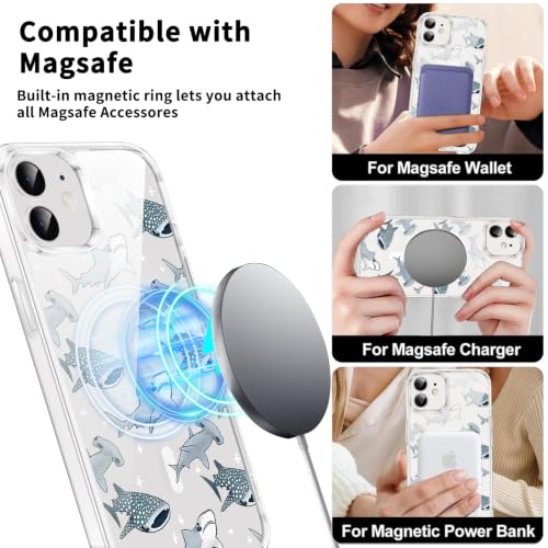 Coque iPhone 11 requin baleine poétique : une protection douce aux notes de l'océan - 4