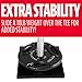 Franklin Sports Portable Batting Tee - Industrial Grade Adjustable Baseball and Softball Hitting Tee - Weighted Base For Stability - Portable Tee For Practice Anywhere
