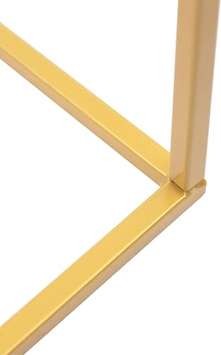 Miniatura 6 de 4 piezas de jarrón de flores de boda, 23.6 pulgadas de alto, centros de mesa geométricos dorados para decoraciones de boda, celebraciones, eventos,