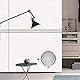 Katzenklappe für Haustiere - 4-Wege-Verschluss Katzenklappe - für Innentüren und Außentüren, Wand oder versteckte Katzentoilette - Easy & Quick Installation,Weiß