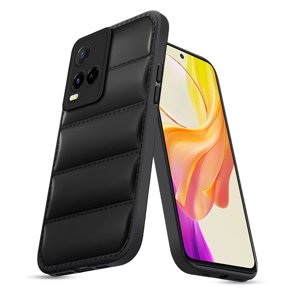 KARWAN® Puffer Edition Silicone Case Cover for Vivo Y33S | Scratch Resistance Mobile Cover, Camera Protection Case Compatible with Black (B0CYQ7V2NS) Amazon Price History, Amazon Price Tracker