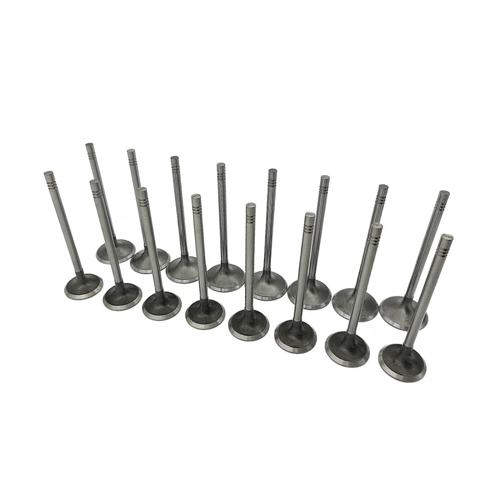 Kit di valvole di aspirazione e scarico del motore, 16 valvole di aspirazione per motore Chevy GM Buick Saturn 2007-2017 2.0L 2.4L
