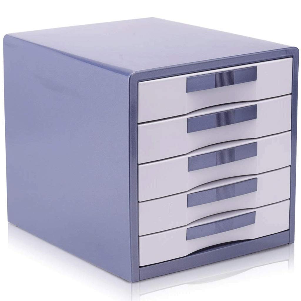 ASerZenith File Manager Lockable Desktop Drawer File Cabinet 30 * 35 * 30.8Cm Organize And Secure Your Files,White-Style-One Size