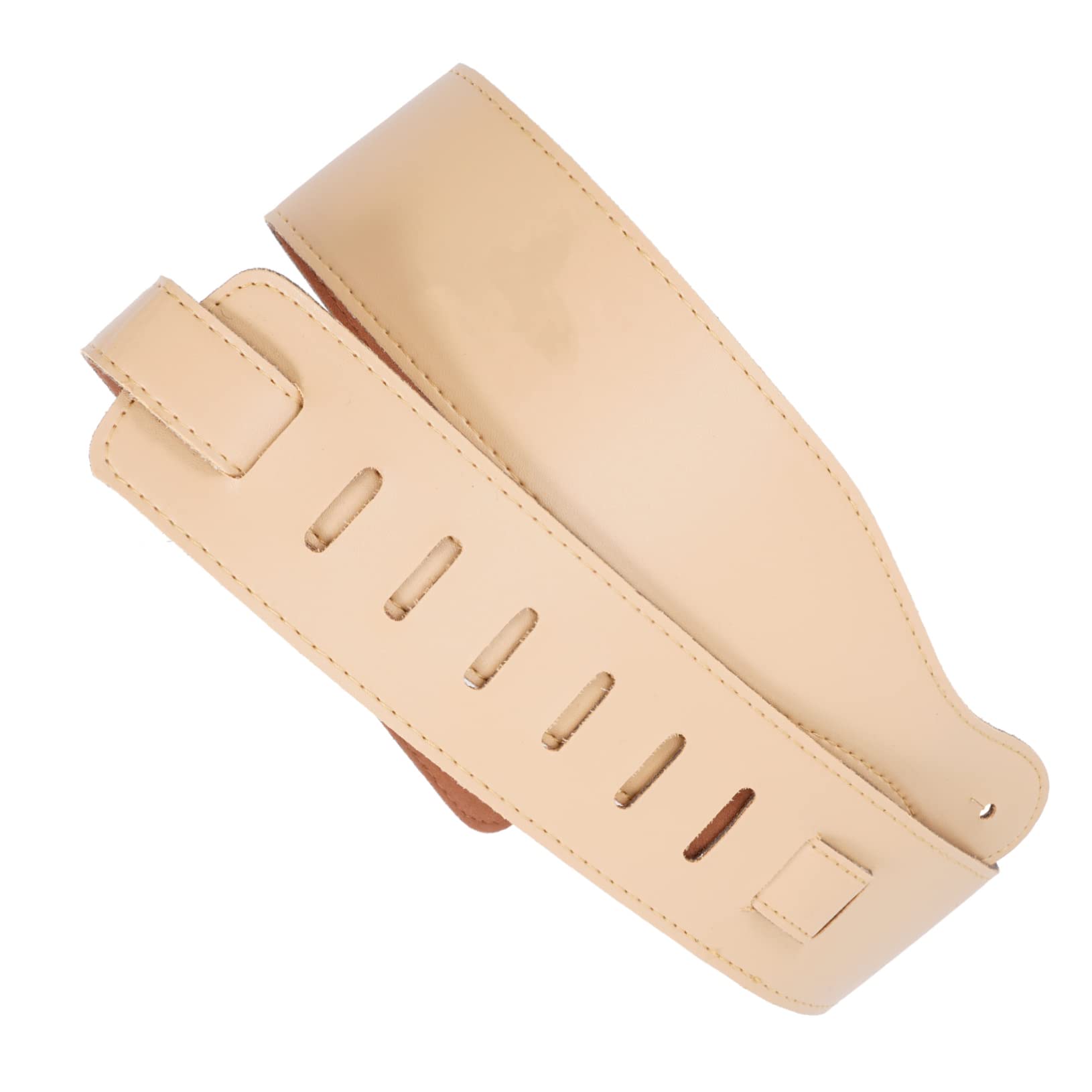 VICASKY 4 correas de guitarra de piel sintética ajustable y resistente para guitarras acústicas, cómodas y duraderas