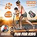 ZQHQKJ Kick Scooter for Ages 6+,Kid, Teens & Adults - Max Load 300 LBS, 4 Adjustable Levels, 200mm Big Wheel Folding Scooter, Lightweight, Aluminum, with Dual Brakes, Indoor and Outdoor Scooters,Black