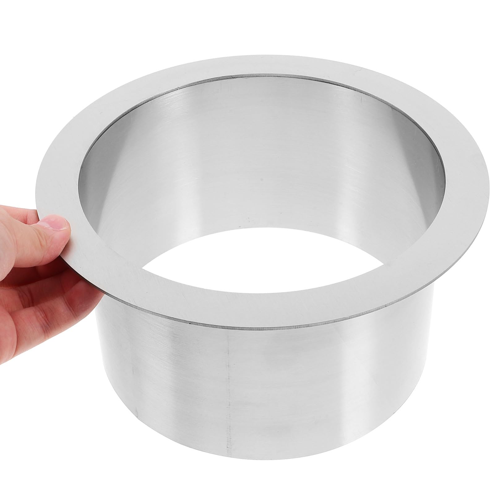 Trappe à Déchets Ronde Encastrable en Acier Inoxydable Argenté | Usage Professionnel, Zones à Forte Humidité, Résiste aux Hautes Températures, Anticorrosion, Entretien Facile