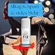 Ultrana Hautkleber/Klebestift Haft-Fix Roll-On 60 ml– Hautfreundlicher Kleber für Kompressionsstrümpfe, Bandagen und Textilien 60 ml + Olanmarp Wäschenetz