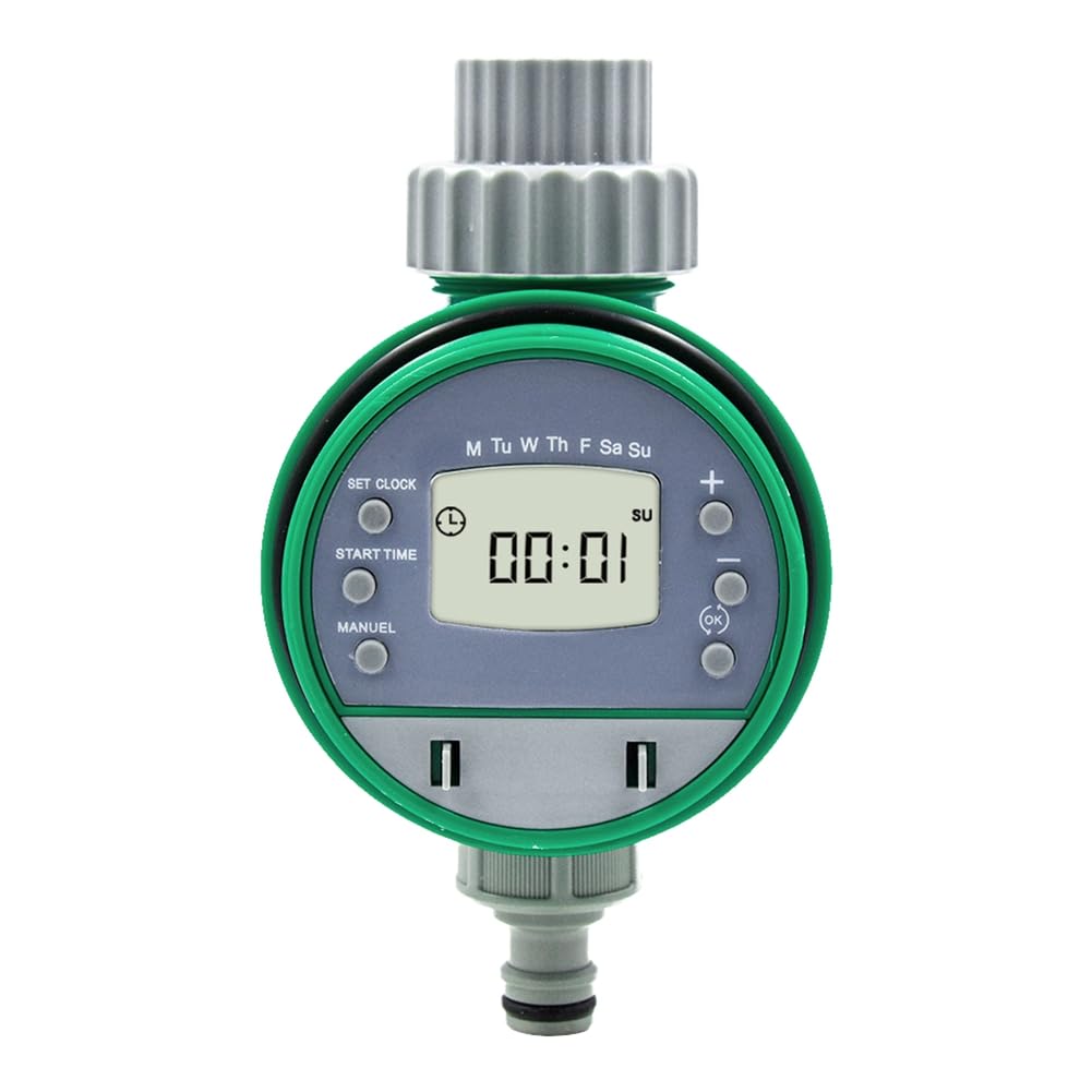 UDSKNV[KSL Design Plastic Digital Irrigation Timer Control Garden Waterproof Automatic Smart Serviceable Lawn Watering System User-Friendly Interface