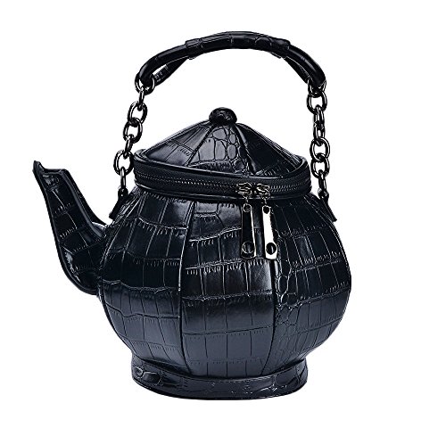 Gothic Purse for Women Teapot Handbag Alice Shoulder Bag Crossbody