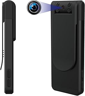 【ロータリレンズ】 M@Q 小型カメラ 赤外線 暗視 防犯カメラ クリップ 監視カメラ 赤外線カメラ ロータリー レンズ マイクロSDカード 128GB 対応 ウエアラブル 証拠 記録 調査 撮影 防犯 ビデオ カメラ MQ029