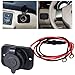 Produktbild WINOMO Tragbare Universal 12 V-24 V Wasserdichte Marine Boot Auto Motorrad Zigarettenanzünder Netzteil Steckdose Adapter Stecker Kit