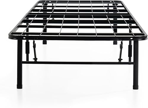 Miniatura 37 de Best Price Mattress Base de cama metálica de 18 pulgadas con base de colchón de listones de acero resistente (no necesita somier)