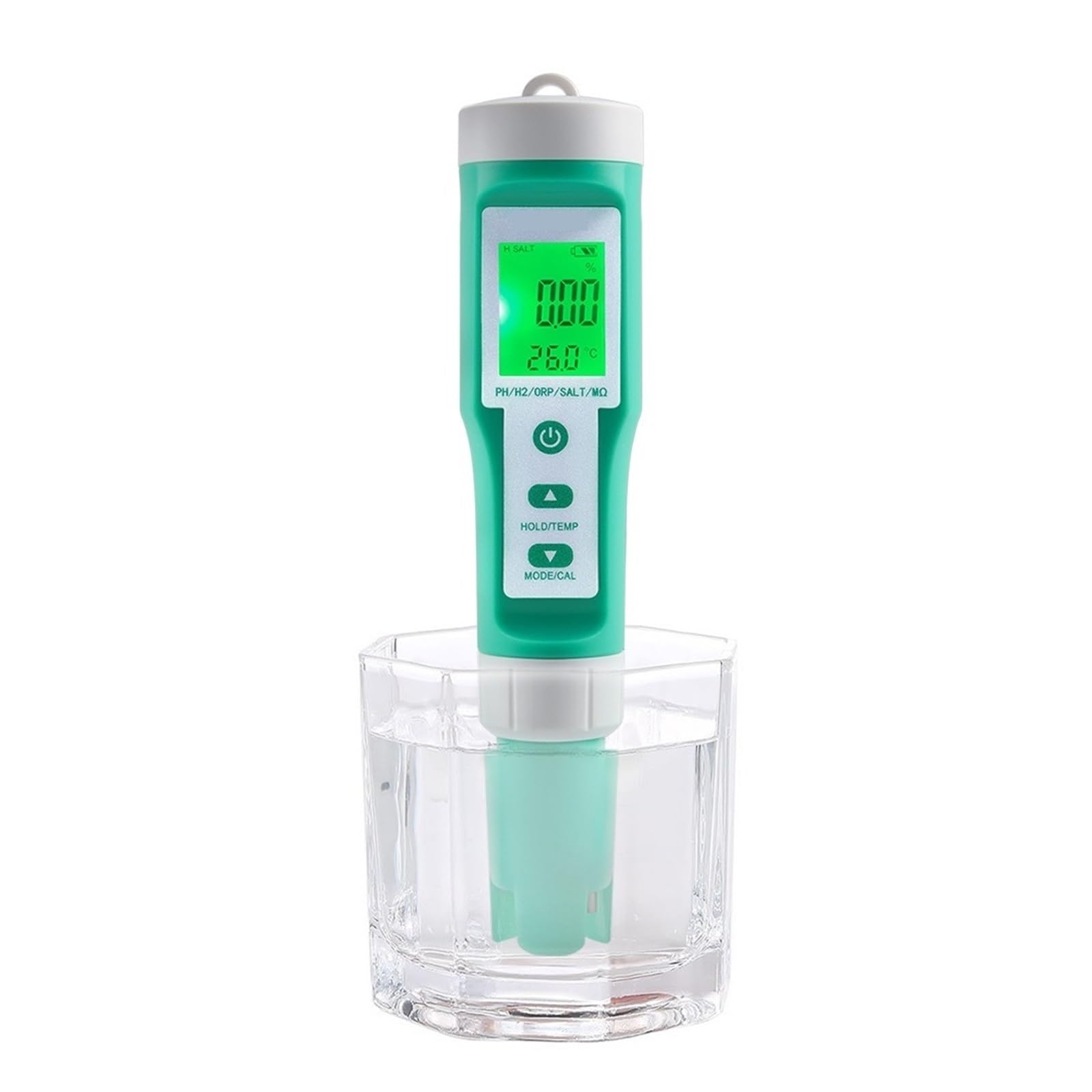 Medidor Agua Medidor De PH Tds Tester Digital ORP EC Salinity H2 SG SPA Acuario Herramienta Prueba Agua Solución Fertilizante Resistividad Instrumentos Multiusos Preciso Fácil