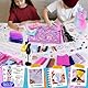 1000+ Stücke – Modedesign Mädchen, Bastelset Kinder Kreativität-DIY-Kunst- und Bastelset, Lernspielzeug mit 6 Mannequins, Geschenke Mädchen 6 7 8 9 10 11 12+ Jahre, Weihnachten Geschenke Kinder