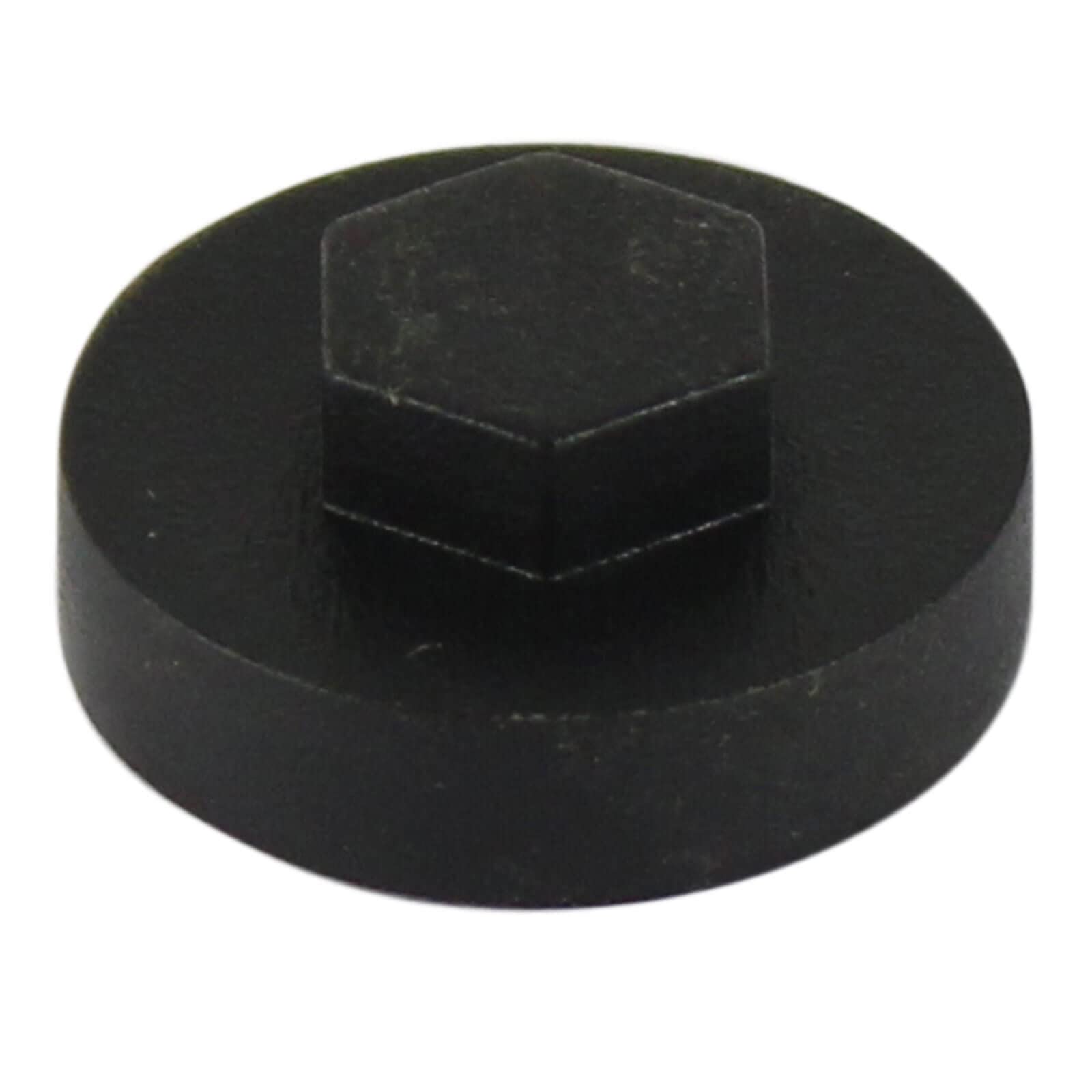 Timco Black Hex Cover Cap - Box Of 1000