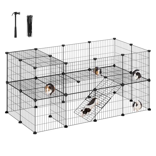 SONGMICS 36-Panel Two-Story Playpen
