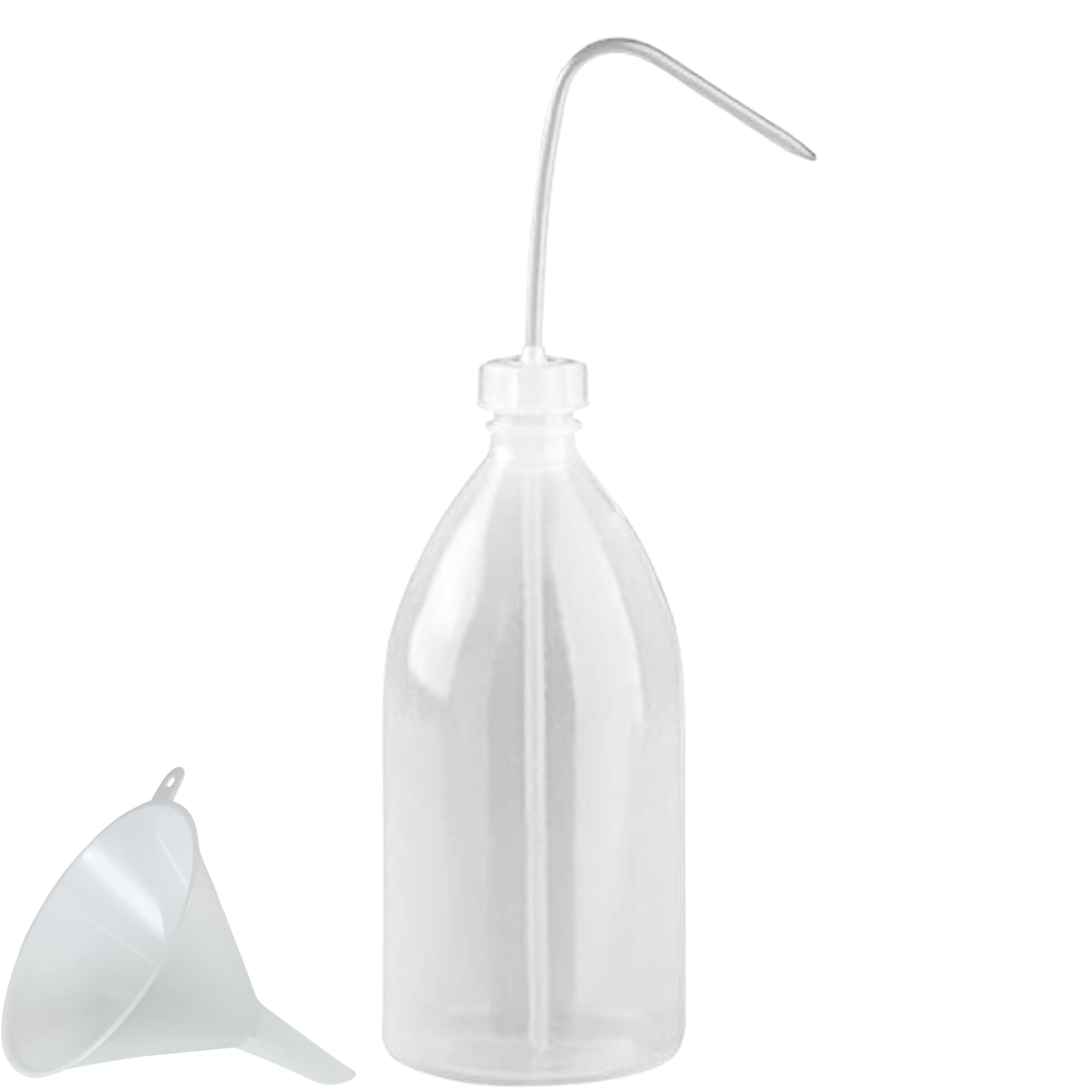 mikken Spray Bottle 1000 ml Laboratory Bottle Washing Bottle Made of Plastic BPA Free – Made in Germany – Includes Filling Funnel