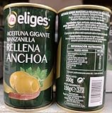  ELIGES ACEITUNA GIGANTE MANZANILLA RELLENA ANCHOA 350 Gr