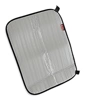 Tatonka Alu-Sitzkissen 35 x 45cm - Faltbare Sitzunterlage mit Aluminium-Oberfläche für warme Sitzgelegenheiten im Stadion, beim Wandern oder Trekking, Silver (2973)