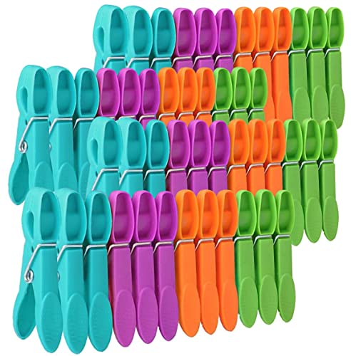 lohey 48PCS Pegs for Washing Line Non Slip Strong Clothes Pegs with Durable Spring