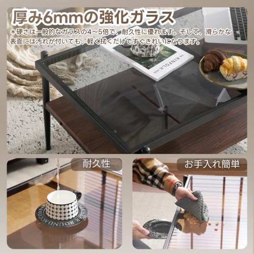 Amazon.co.jp: オーエスジェイ(OSJ) ガラステーブル ローテーブル 高級
