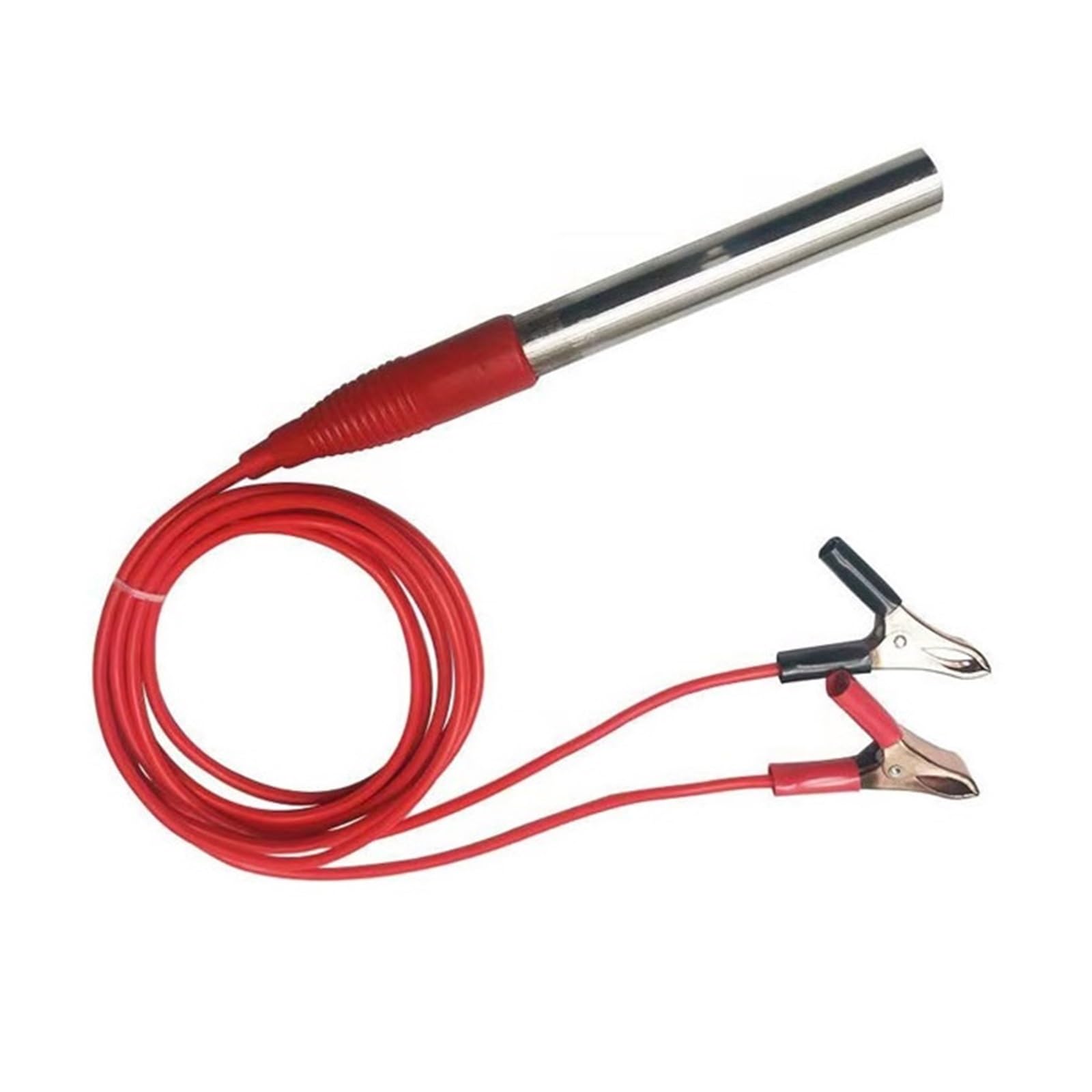 Riscaldatore, Scaldabagno 12V DC Con Cartuccia Riscaldante Con Morsetto A Coccodrillo 150w 200w 300w Riscaldatore A Immersione Portatile In Acciaio Inossidabile(12V 300W)