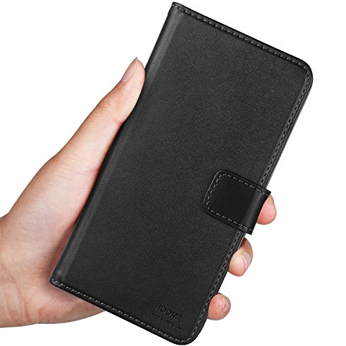 HOOMIL Cover Samsung S6 Edge, Flip Caso in Pelle