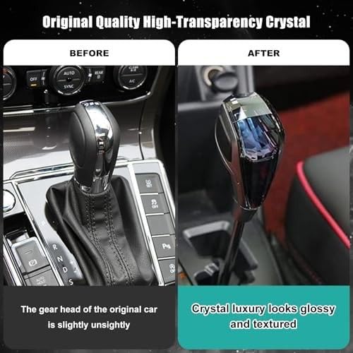 Image of AutoBizarre Cystal LED Gear Knob with 7 Color Touch Activated Multi-Color LED Shift Knob Universal for All Cars (VIP)