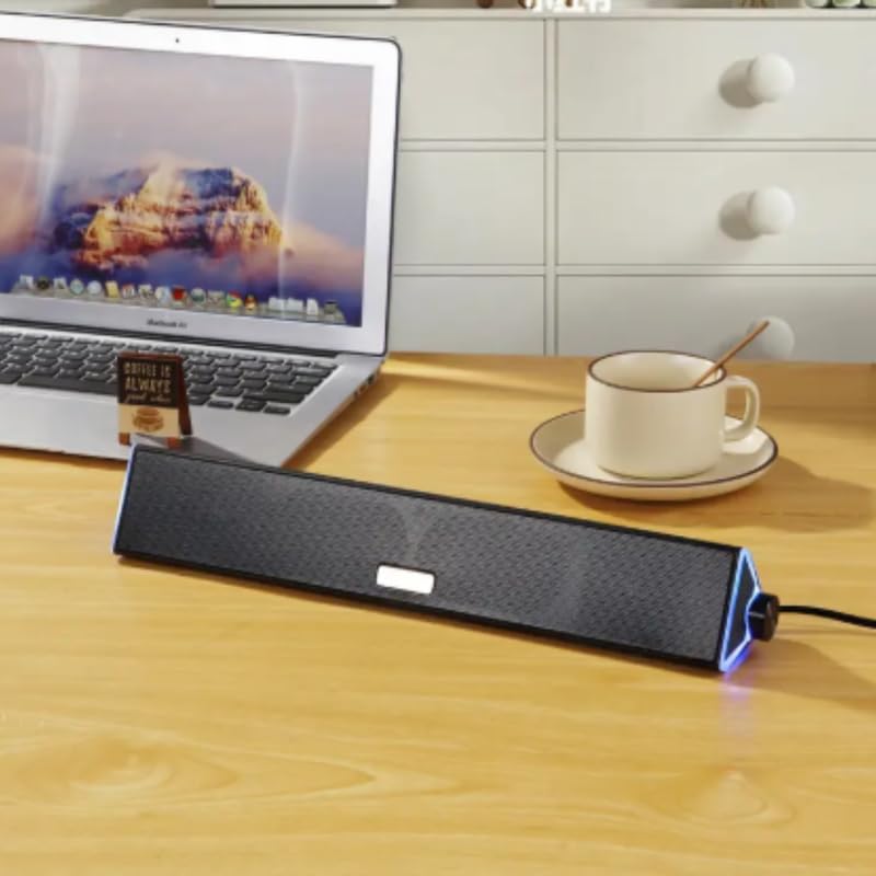 Image of Drumstone 𝟏𝟓-𝐘𝐞𝐚𝐫 𝐖𝐚𝐫𝐫𝐚𝐧𝐭𝐲 USB Wired Desktop Speaker | 6W Mini Stereo PC /Laptop Audio with Crystal Clear Sound - Compact Powerful Audio Gift for Office, Gamers & Home Workspace