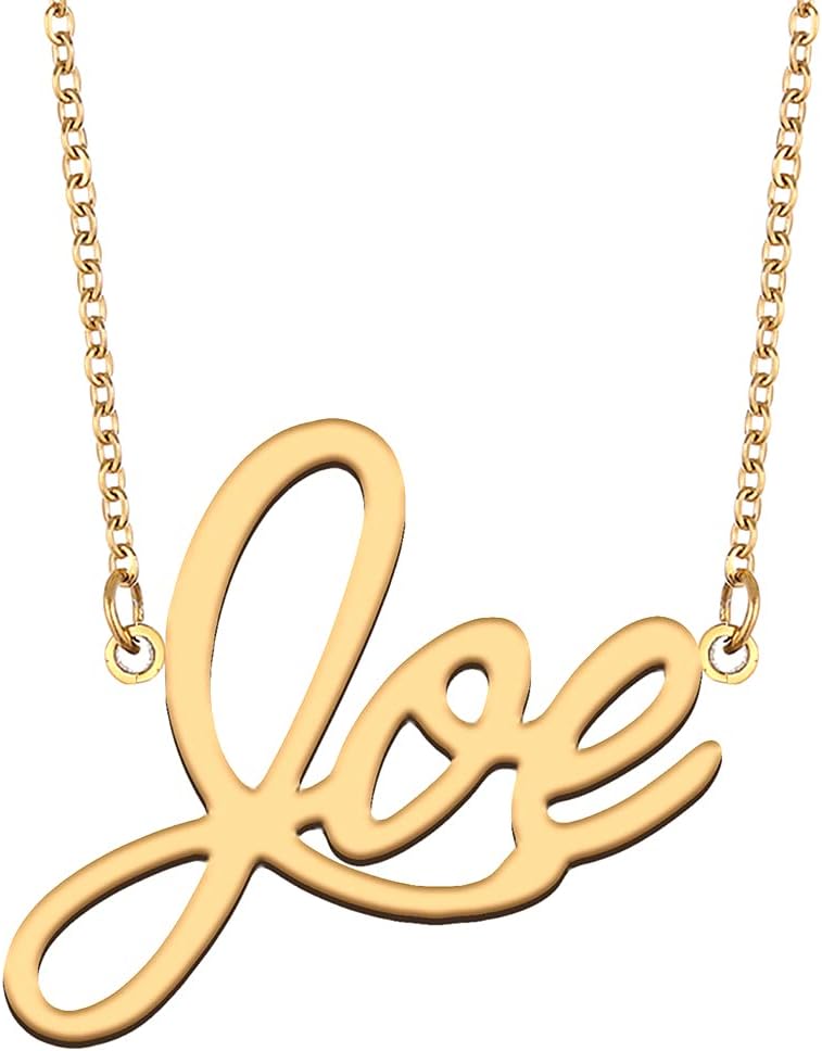 Name Necklace Gift for Her His Friend Fans Birthday Wedding Christmas Jewelry