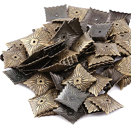 image for Yosoo Upholstery Nail Tack Stud, 100Pcs Metal Antique Upholstery Nails
