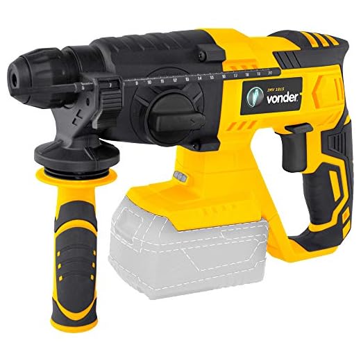 Martelete perfurador e rompedor, bateria intercambiável de 18 V, sem bateria e sem carregador, IMV 1815