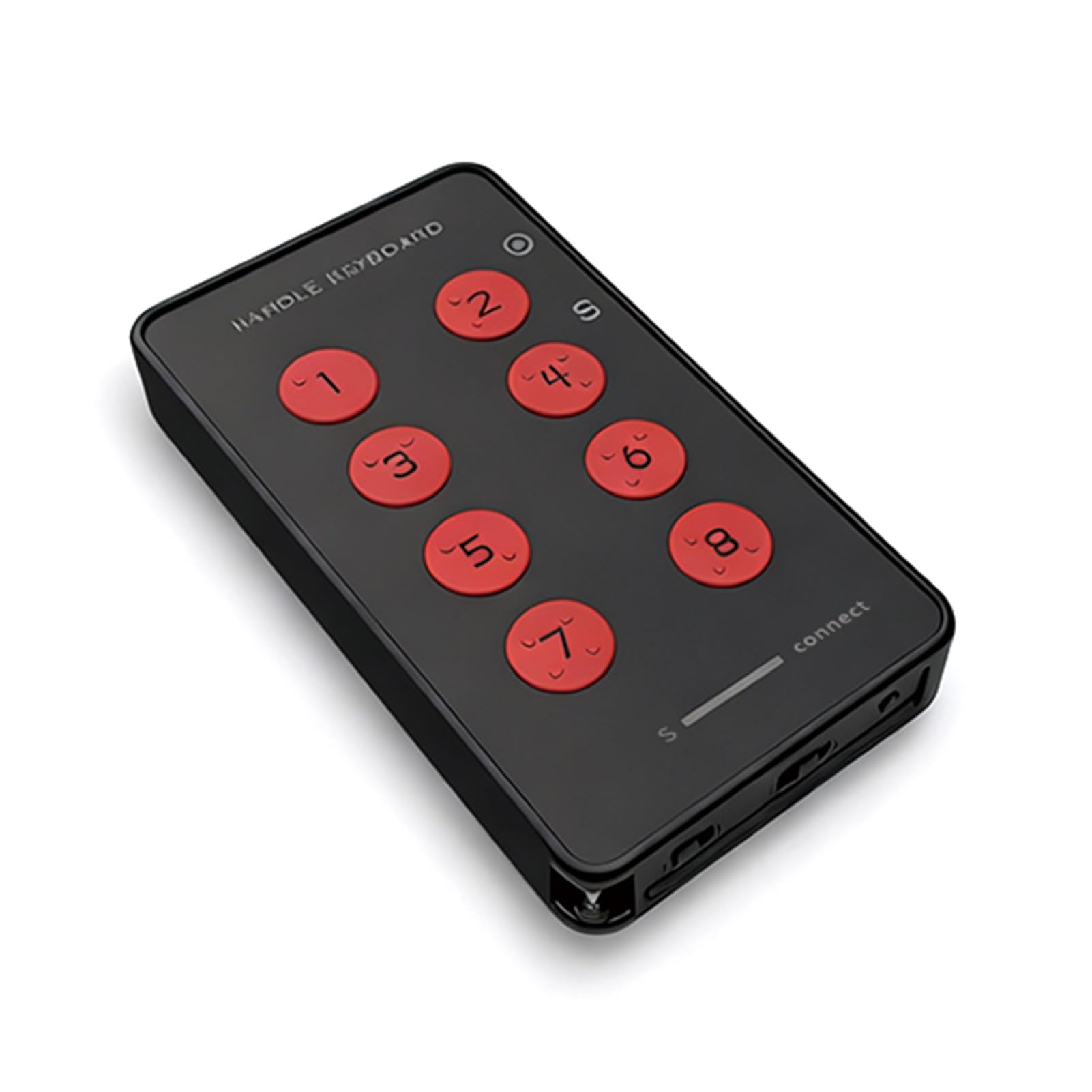 Tastiera palmare USB personalizzata, tastierino programmabile multifunzione, tastiera di registrazione Bluetooth portatile con 8 tasti, funzione copia e incolla per Android.