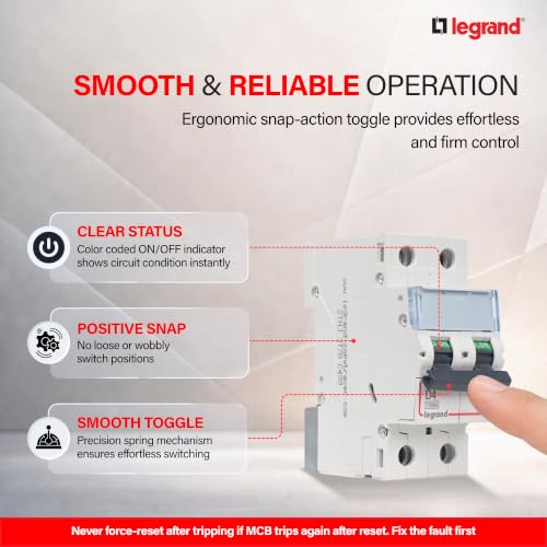 Image of Legrand DX3 DP D4A AC MCB