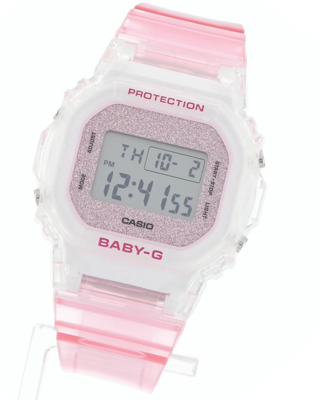 BABY-G デジタル腕時計 BGD-565GC-7JF クリア ラメ 楽天市場