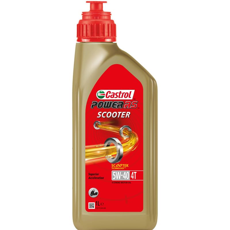 Castrol Huile Moteur Power RS Scooter 4T 5W-40 1-Litre