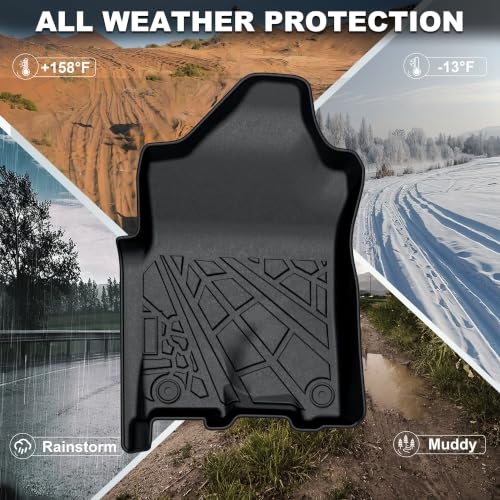 Image of KARPAL Floor Mats for 2019-2026 Ram 2500 /3500 Crew Cab Bucket Seat